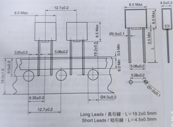 2010T200mA250V塑封保险丝